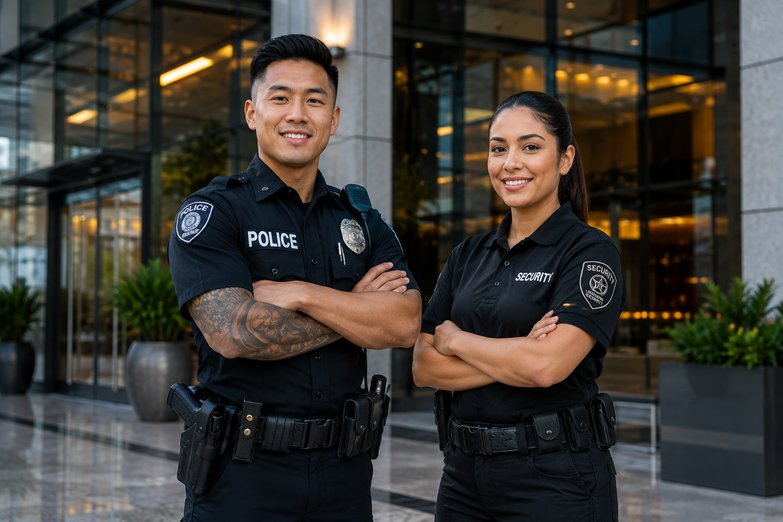 Texas Protection Force police officer and security officer serving commercial properties in Greater Houston