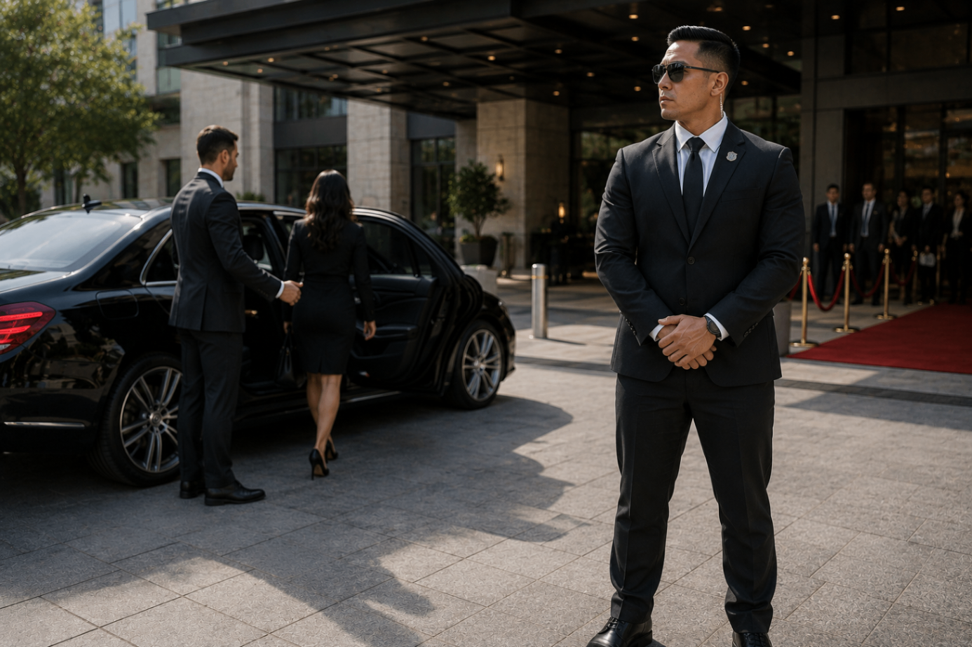 Executive Protection — off-duty Texas Peace Officer on post in Houston