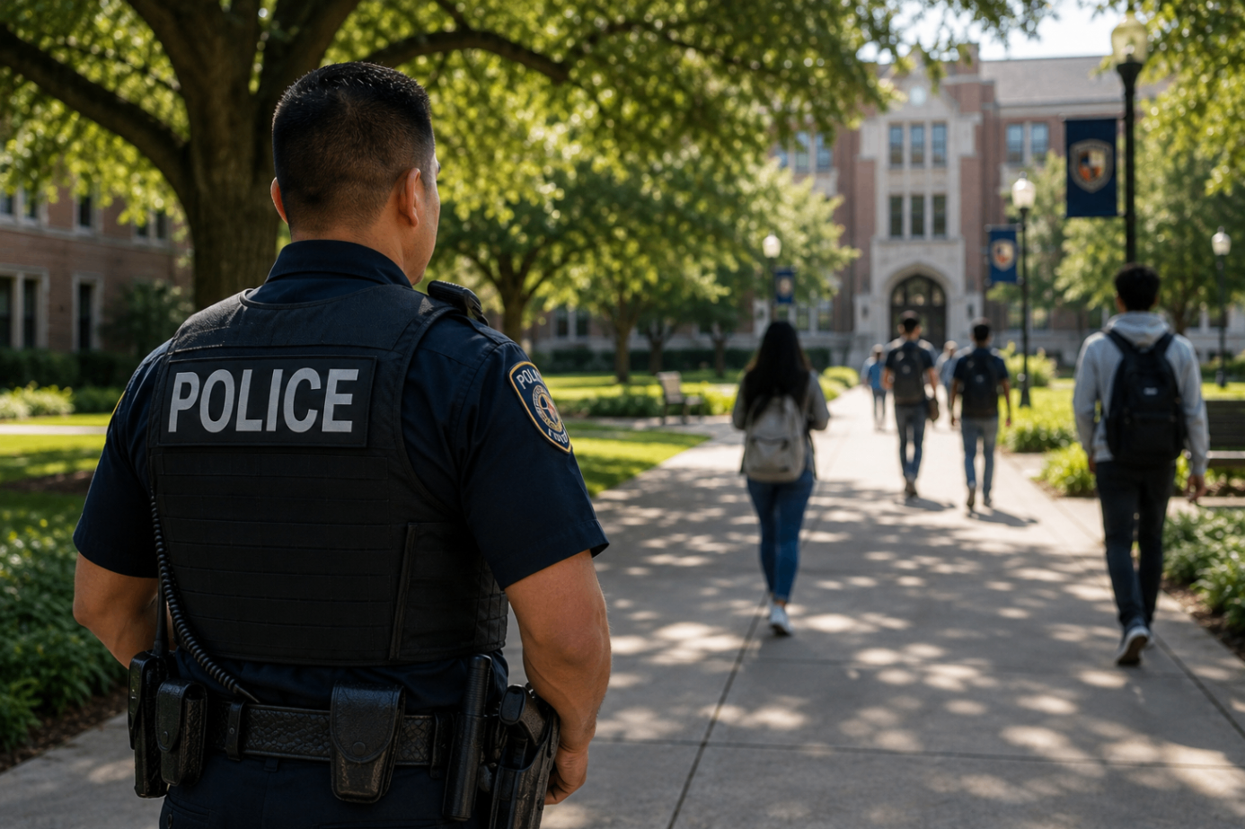 Campus Police — off-duty Texas Peace Officer on post in Houston