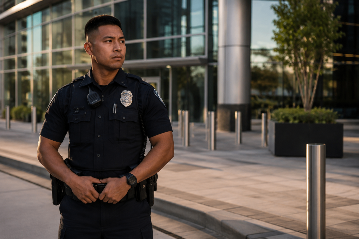 Commercial Police — off-duty Texas Peace Officer on post in Houston