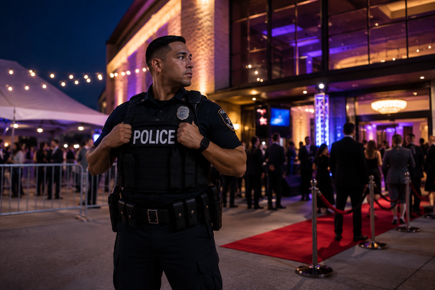 Event & Venue Police — off-duty Texas Peace Officer on post in Houston