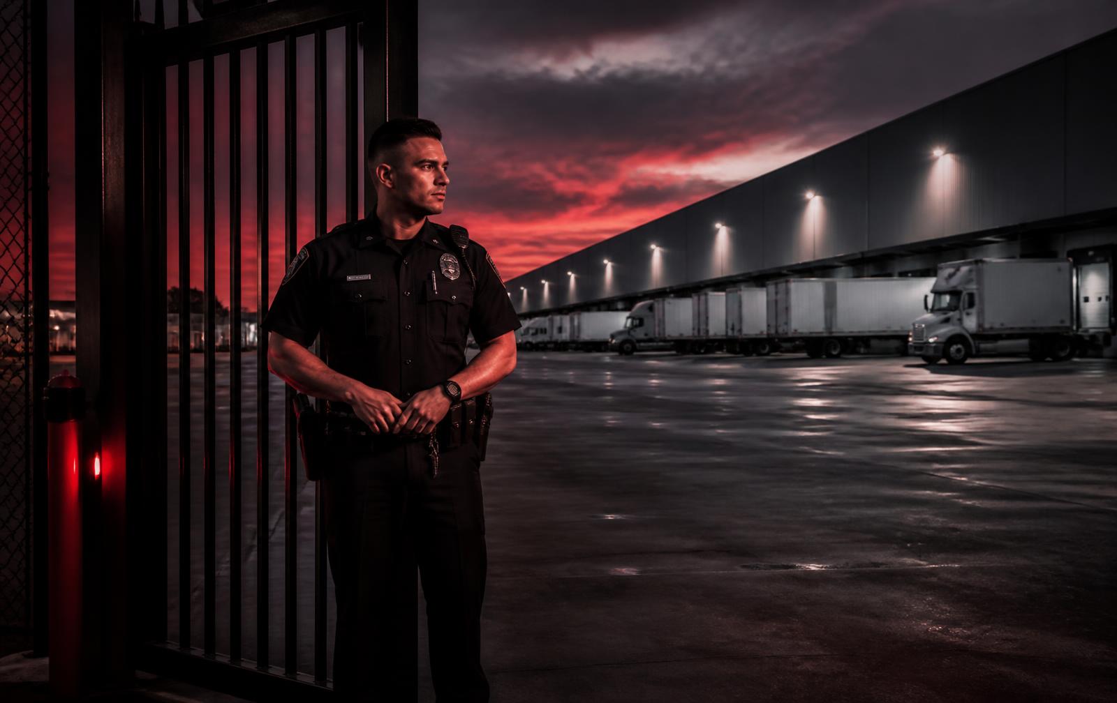 Off-duty Texas Peace Officer providing police coverage at a Houston warehouse and distribution facility